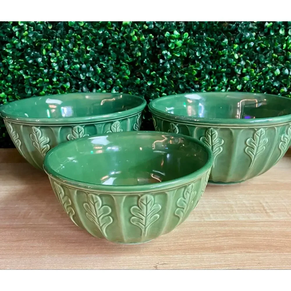 Furio Home Green Mixing Bowls